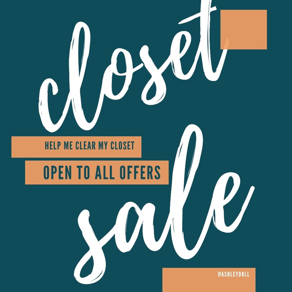 CLOSET CLEAR OUT!